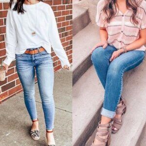 American Eagle Super Hi-Rise Jegging Size 4 Short High Waist Stretch Jeans Denim